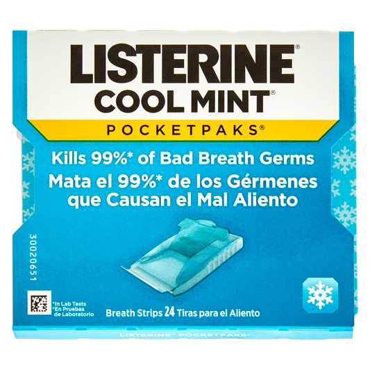 Listerine Cool Mint Breath Strips 24ct