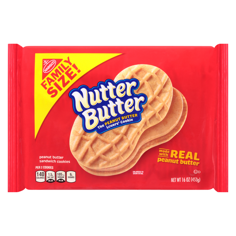 Nutter Butter Peanut Butter Sandwich Cookies 16oz