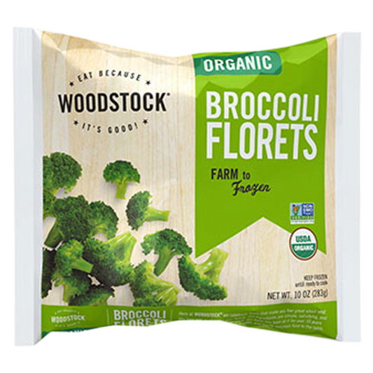 Woodstock Organic Frozen Broccoli Florets 10oz