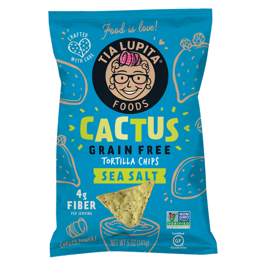 Tia Lupita Cactus Chips Sea Salt 5oz