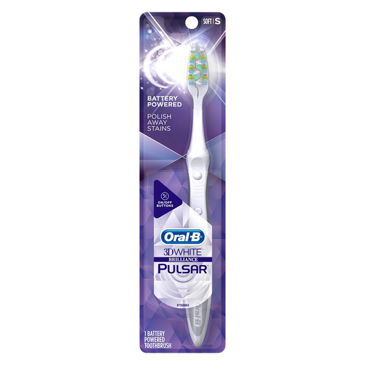 Oral-B 3D White Manual Toothbrush Pulsar Soft 1ct