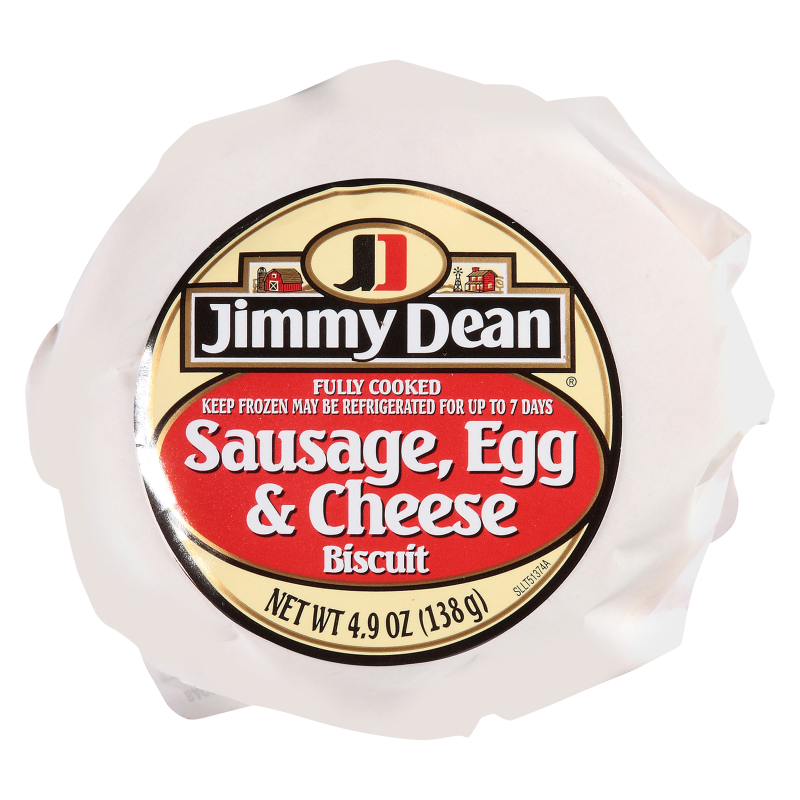 Jimmy Dean Sausage, Egg, & Cheese Biscuit Sandwich 4.9oz