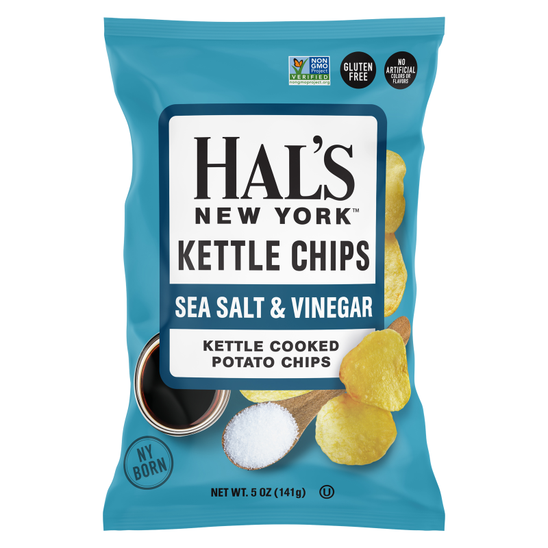 Hal's New York Sea Salt & Vinegar Chips 5oz