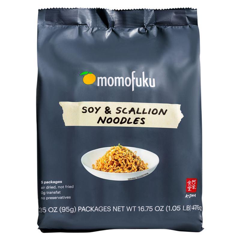 Momofuku Soy & Scallion Noodles 5pk 16.75oz