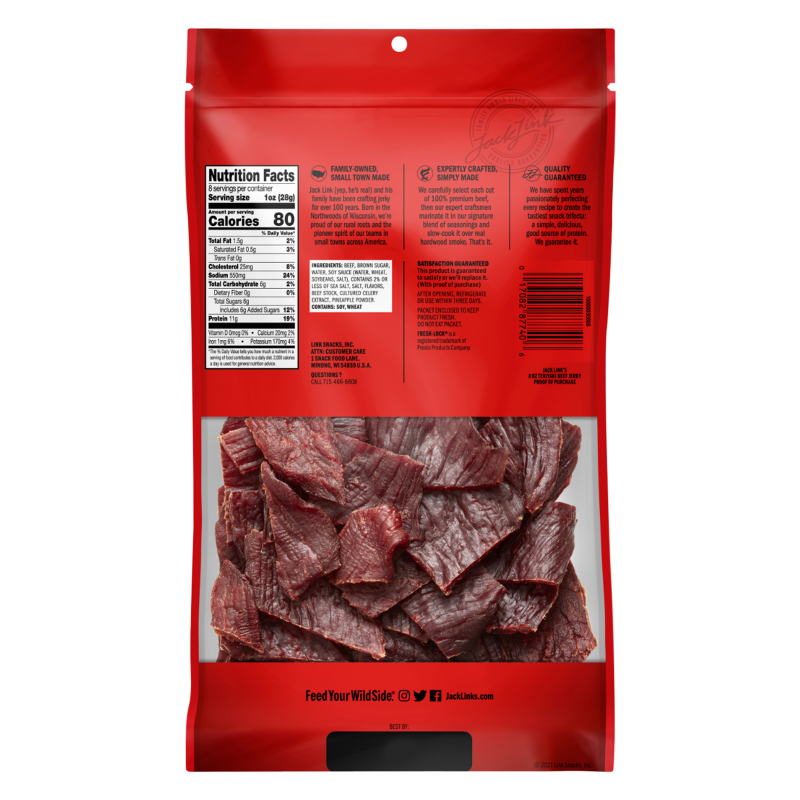 Jack Link's Teriyaki Beef Jerky 8oz