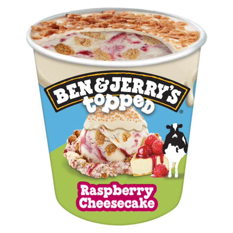 Raspberry Cheesecake Ice Cream Pint