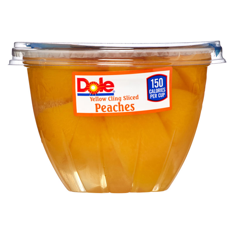 Dole Sliced Peaches in Light Syrup Cup 7oz