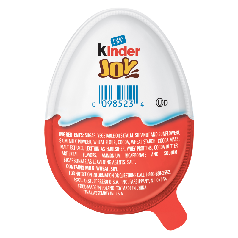 Kinder Joy Chocolate Egg .7oz