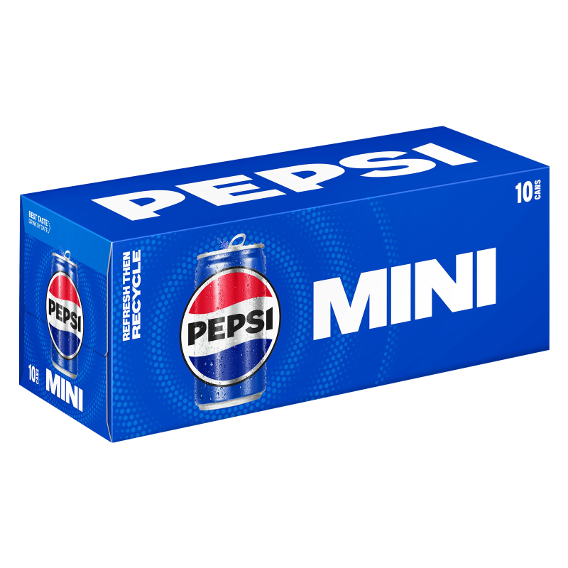 Pepsi Mini Cans 10pk 7.5oz