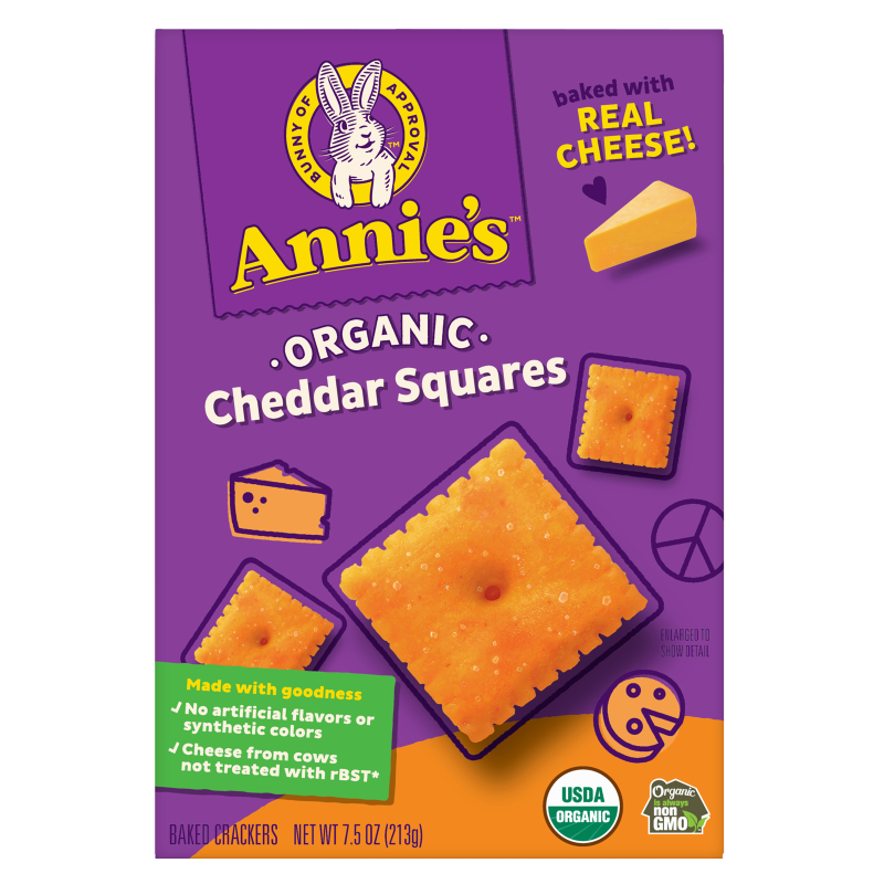 Annie's Homegrown Organic Cheddar Crackers 7.5oz