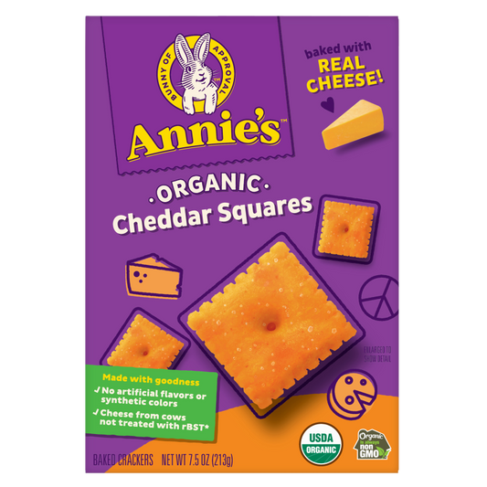 Annie's Homegrown Organic Cheddar Crackers 7.5oz