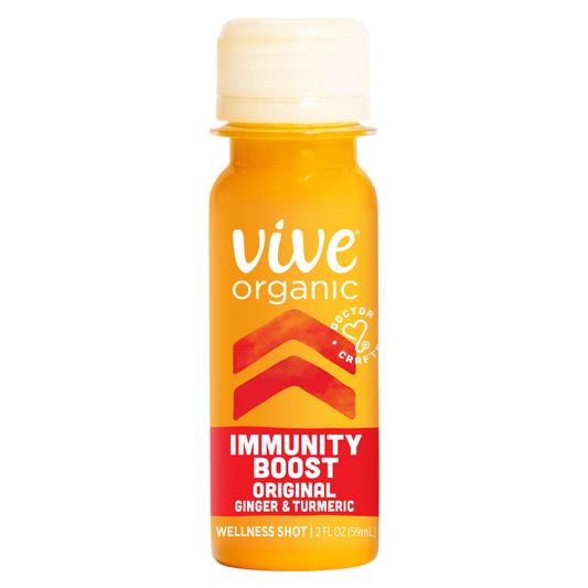 Vive Organic Immunity Boost Original Ginger & Turmeric Shot 2oz B