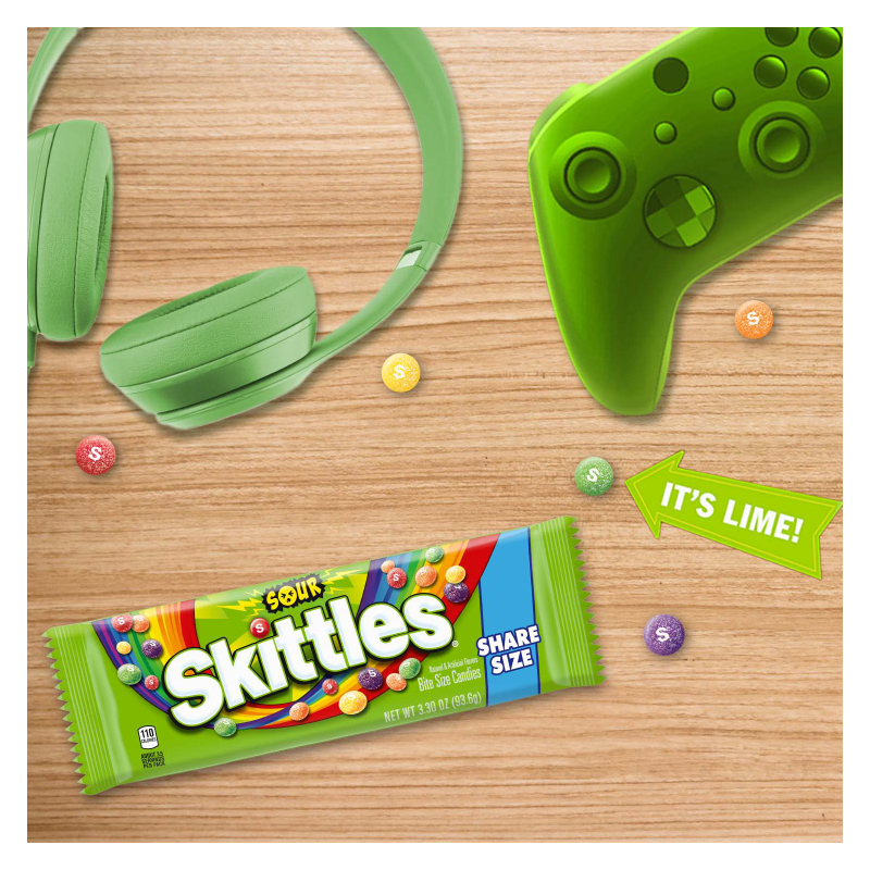 Skittles Sour Candy 3.3oz