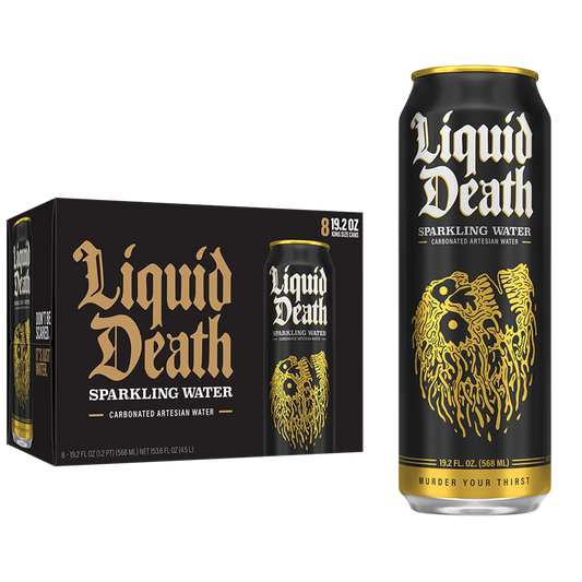 Liquid Death Sparkling Water 8pk 19.2oz Can