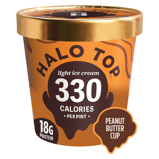 Halo Top Peanut Butter Cup Ice Cream Pint