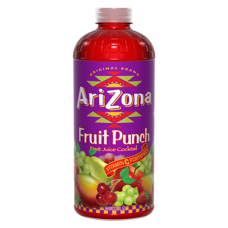 AriZona Fruit Punch Juice 34oz Btl