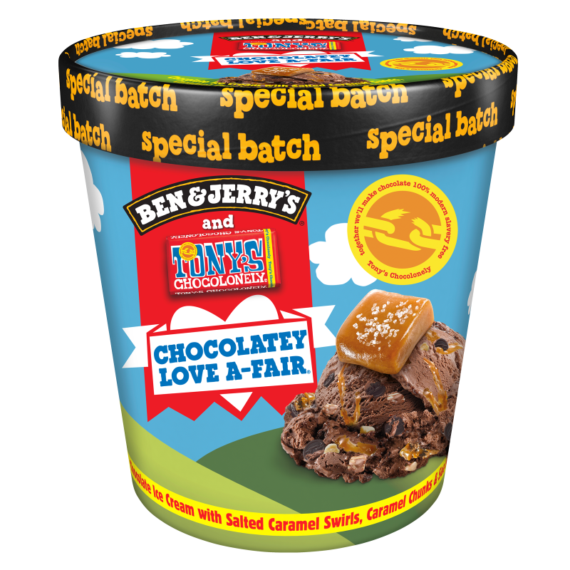 Tony Chocolonely Chocolatey Love-a-Fair Ice Cream Pint