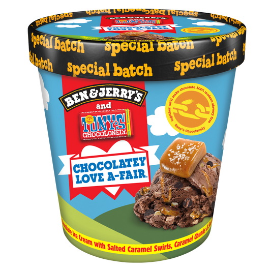 Tony Chocolonely Chocolatey Love-a-Fair Ice Cream Pint