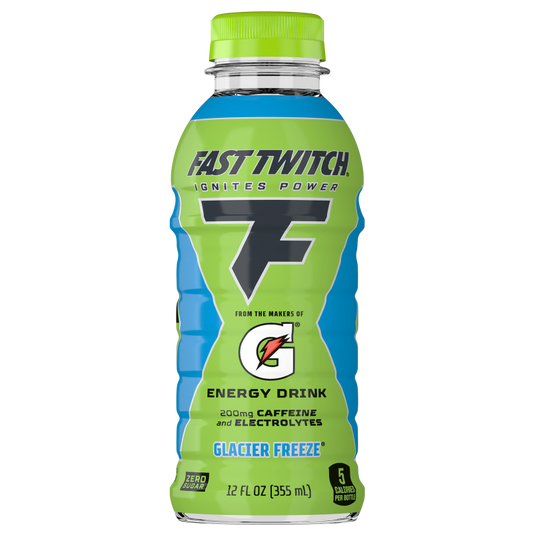 Fast Twitch Energy Drink Glacier Freeze 12oz Bottle