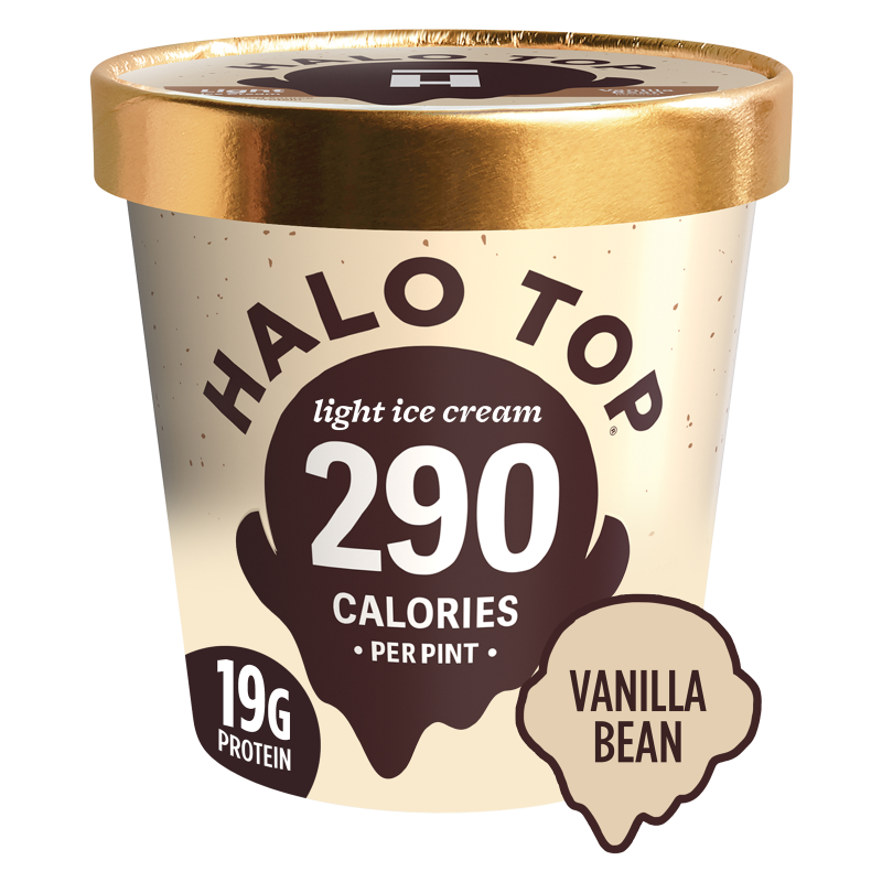 Halo Top Vanilla Bean Ice Cream Pint