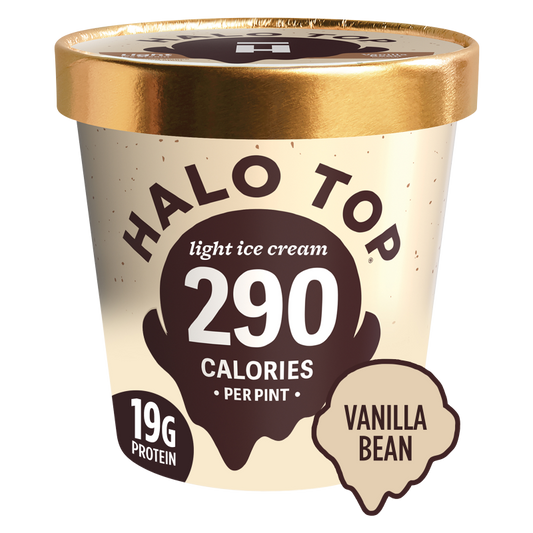 Halo Top Vanilla Bean Ice Cream Pint