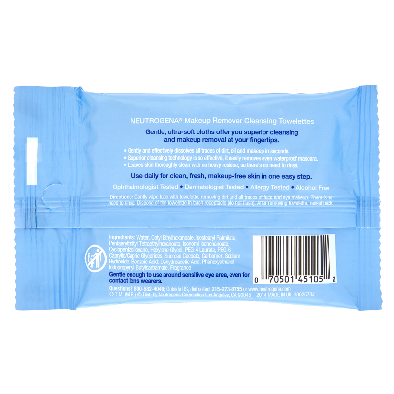 Neutrogena Makeup Remover Cleansing Towelettes 7ct