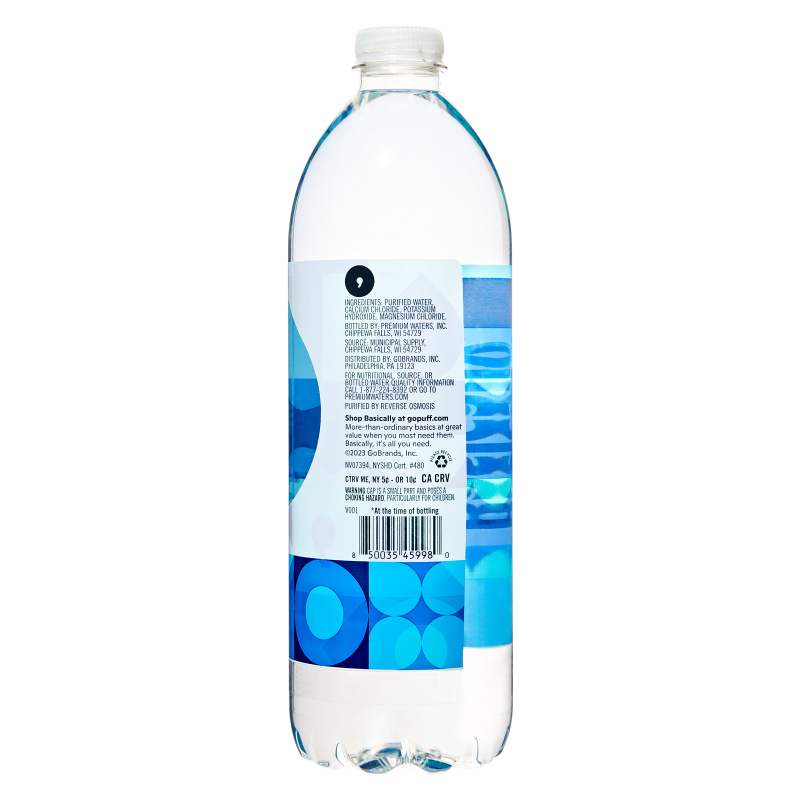 Basically, 700mL Alkaline Water with Electrolytes