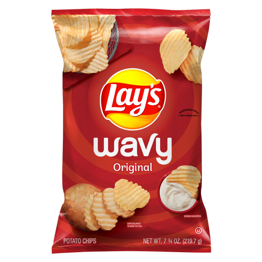 Lays Wavy Original Potato Chips 7.75oz