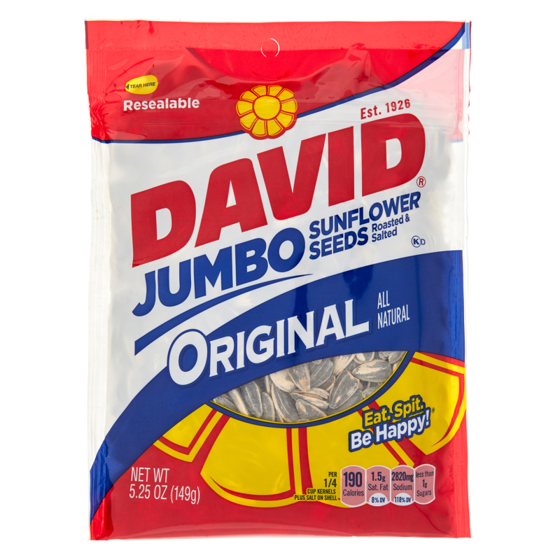 David's Original Jumbo Sunflower Seeds 5.25oz