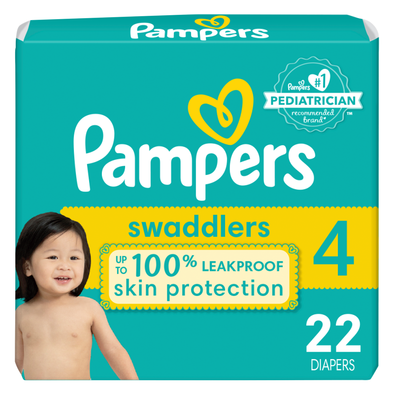 Pampers Swaddlers Size 4 22 ct