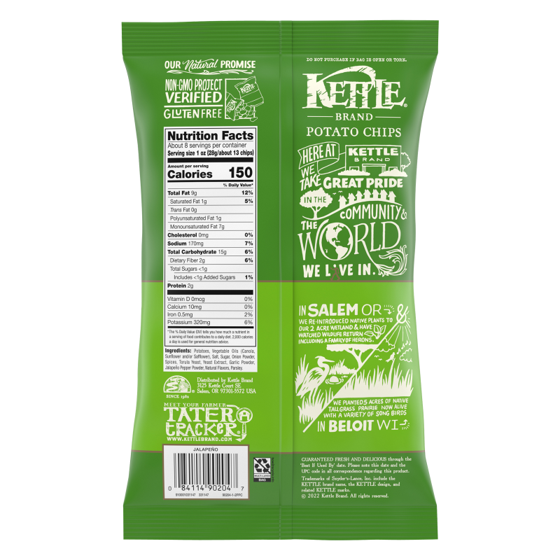 Kettle Brand Jalapeno Chips 7.5oz