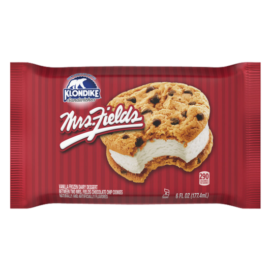 Klondike Mrs. Fields Cookie Ice Cream Sandwich 1ct