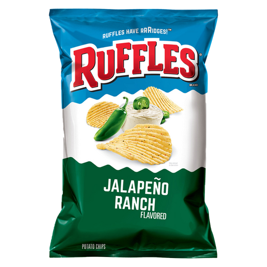 Ruffles Jalapeno Ranch Potato Chips 8oz