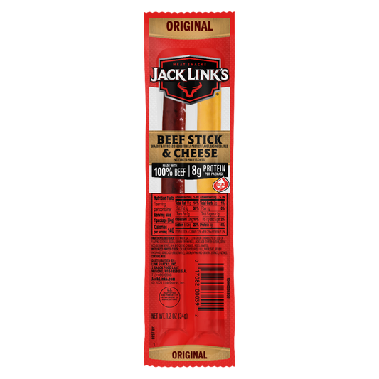 Jack Link's Original Beef Dried Meat & Cheese 1.2oz