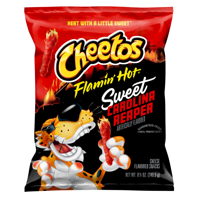 Cheetos Crunchy Flamin' Hot Sweet Carolina Reaper 8.5oz