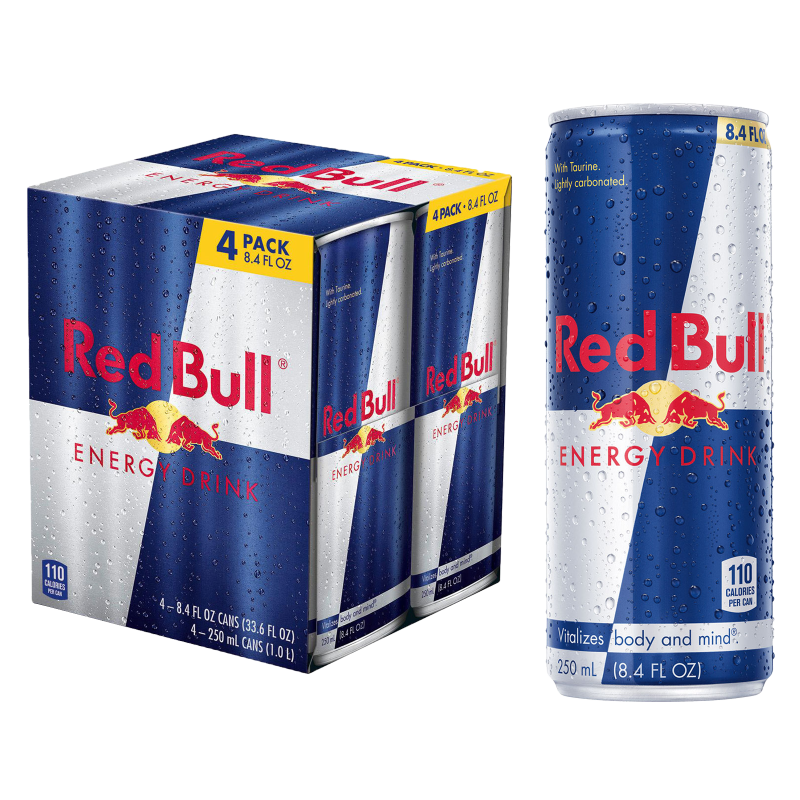 Red Bull 4pk 8.4oz Can – Gopuff Partnerships