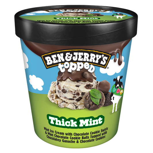 Topped Thick Mint Ice Cream Pint