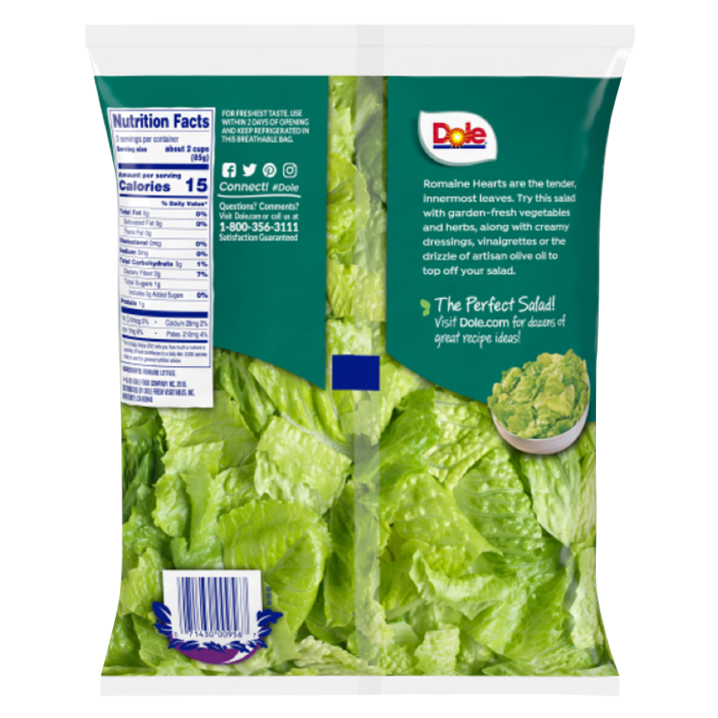 Dole Hearts of Romaine Salad Blend - 9oz