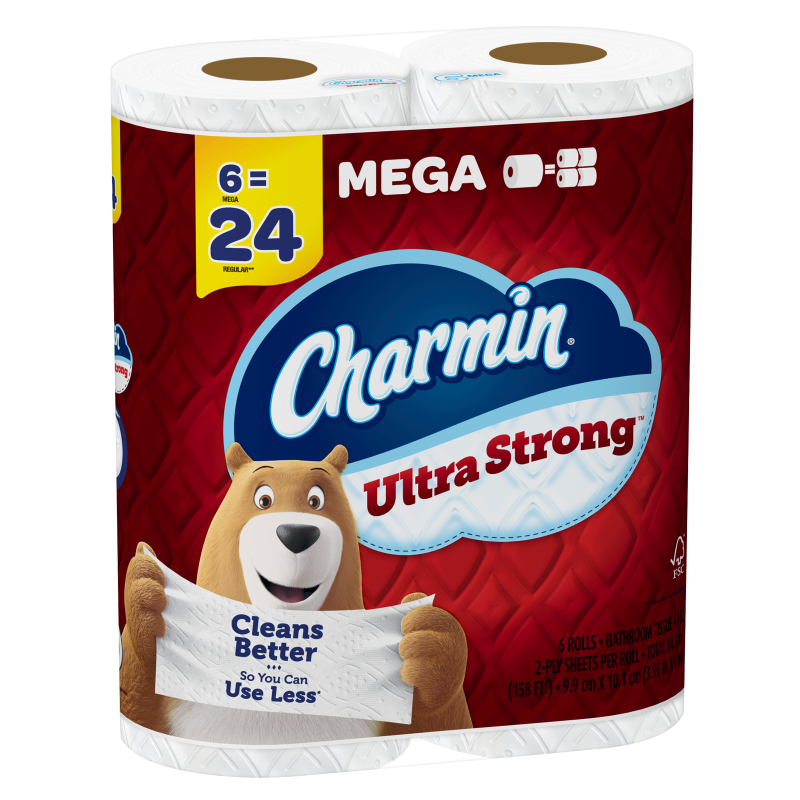 Charmin Ultra Strong Mega Roll 6ct