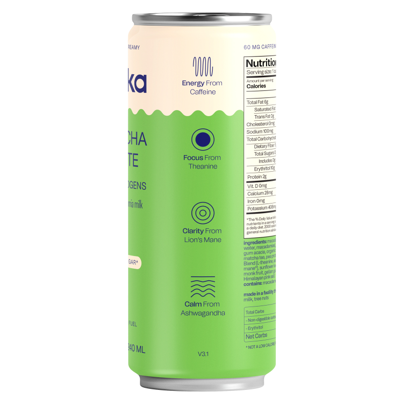 Taika Matcha Latte 8oz Can