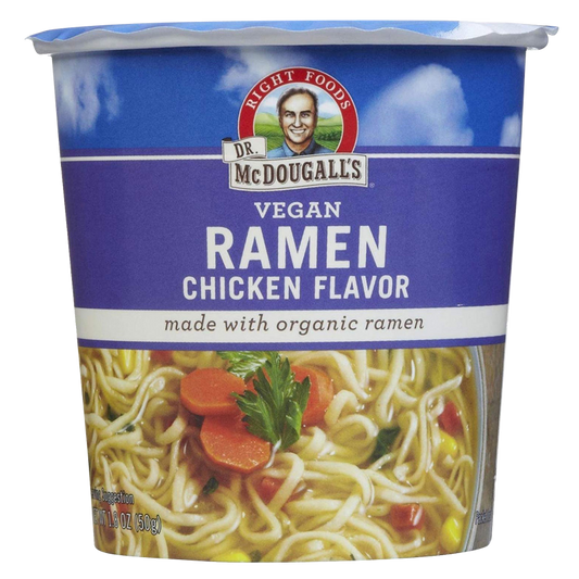 Dr. McDougall's Vegan Chicken Ramen Soup Cup 1.8oz