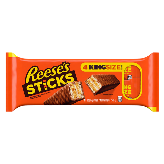 Reese’s Sticks Milk Chocolate Peanut Butter Wafer Candy Bar 4ct 3oz