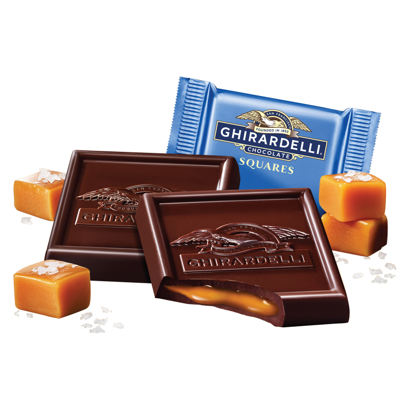 Ghirardelli Dark Chocolate Sea Salt Squares 5.3oz