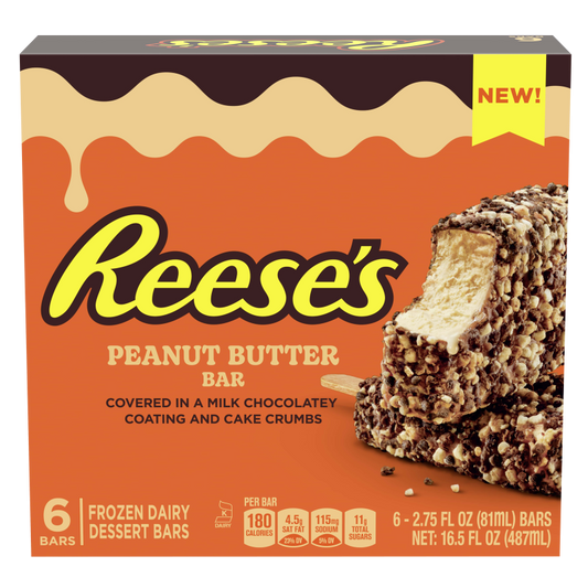 Reese's Peanut Butter Frozen Dairy Dessert Bar 6 ct