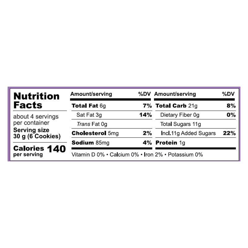 Milk Bar Crunchies Cinnamon Toast Cookies 4.5oz