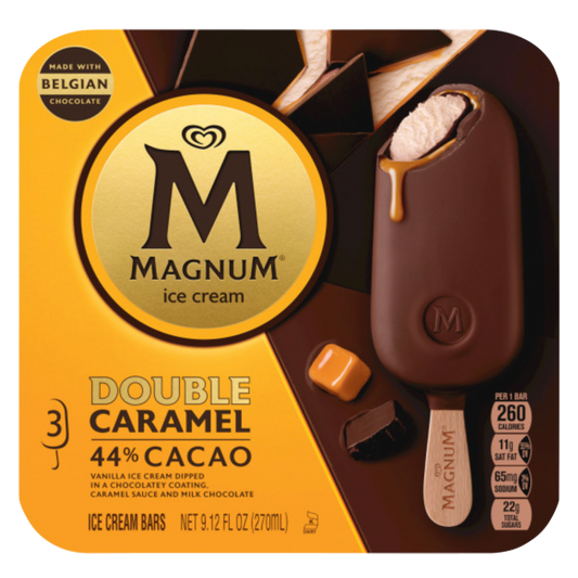 Magnum Double Caramel Ice Cream Bar 3ct