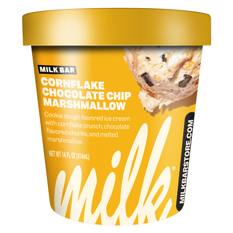 Milk Bar Cornflake Chocolate Chip Marshmallow Ice Cream Pint