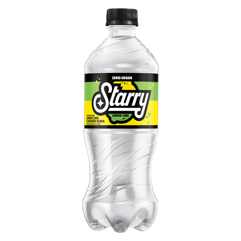 Starry Zero Sugar Lemon Lime 20oz Bottle