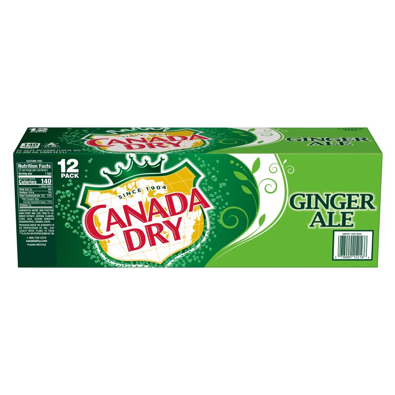 Canada Dry Ginger Ale 12pk 12oz Can