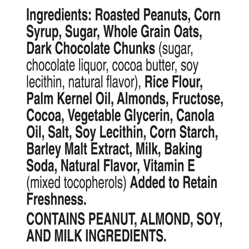 Nature Valley Sweet & Salty Dark Chocolate-Peanut & Almond Chewy Granola Bars 6ct